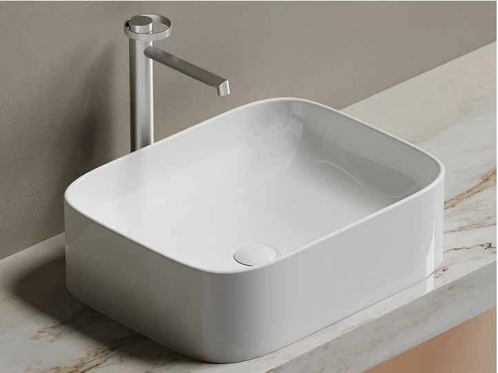 Умывальник CERAMICANOVA Element чаша накладная прямоугольная CN6052