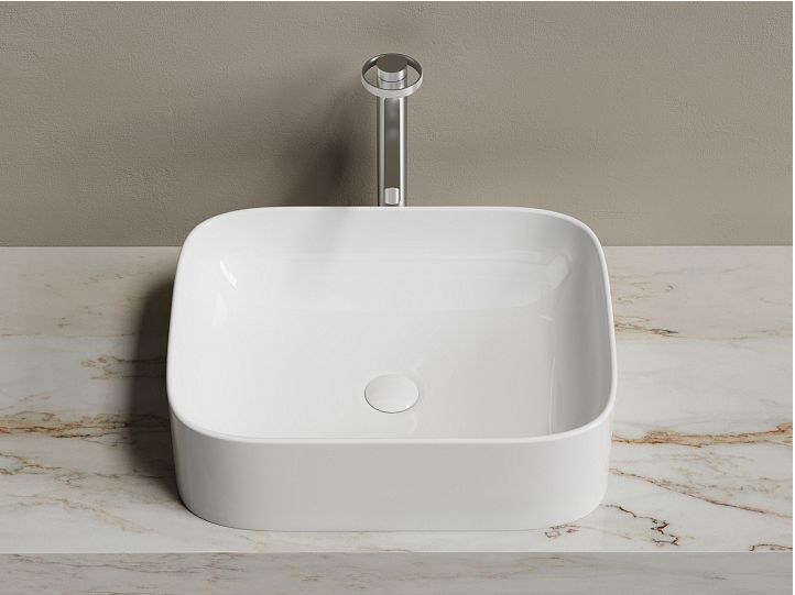 Умывальник CERAMICANOVA Element чаша накладная прямоугольная CN6052