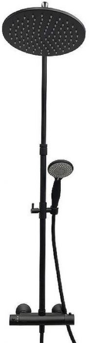 Душевая система Fiore Kevon 44NN0932 с термостатом Черная