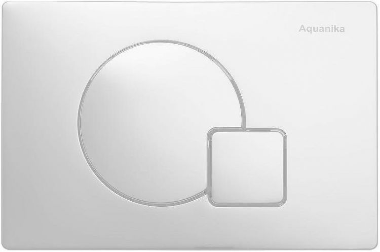 Клавиша смыва Aquanika Basic Q-type 01.02.48 Белая