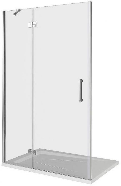 Душевая дверь Good Door Saturn WTW-130-C-CH-L 130 профиль Хром стекло прозрачное