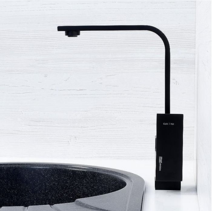 Смеситель для кухни WasserKRAFT Abens 2007 Чёрный матовый