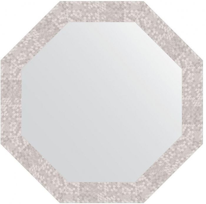 Зеркало Evoform Octagon 67х67 BY 7311 в багетной раме - Соты алюминий 70