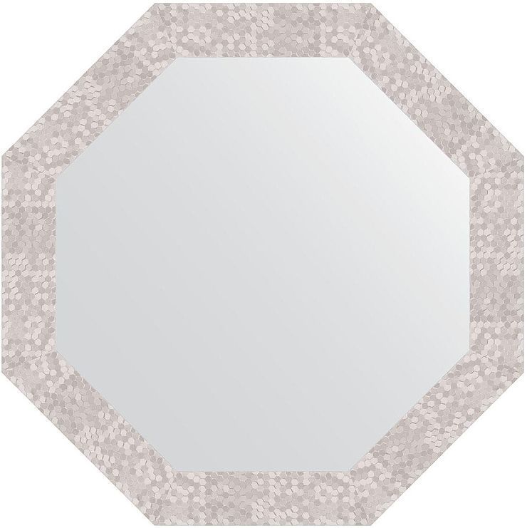 Зеркало Evoform Octagon 67х67 BY 7311 в багетной раме - Соты алюминий 70 Зеркало Evoform Octagon 67х67 BY 7311 в багетной раме - Соты алюминий 70
