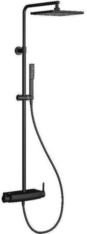 Душевая система Teska Mira DK2981 Черный матовый Душевая система Teska Mira DK2981 Черный матовый