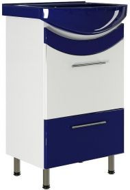 Тумба под раковину Mixline Радуга 52 522950 Белая Синяя