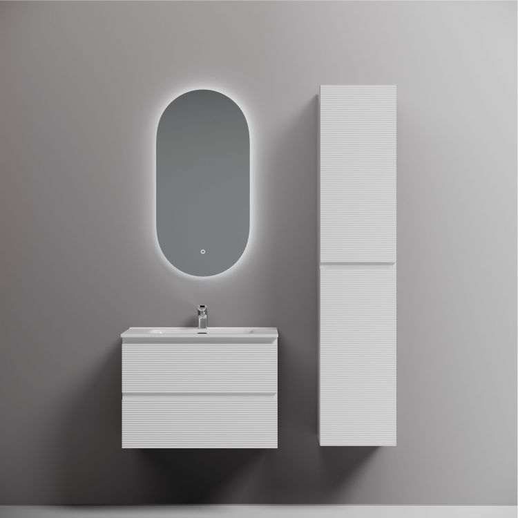 Тумба подвесная SANCOS Folk 690х445х500, c двумя ящиками оснащенными доводчиками, Bianco,FL70W Тумба подвесная SANCOS Folk 690х445х500, c двумя ящиками оснащенными доводчиками, Bianco,FL70W