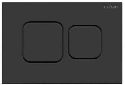 Клавиша смыва Cezares Pneumatic PN2-BTN-NOP цвет Черный матовый
