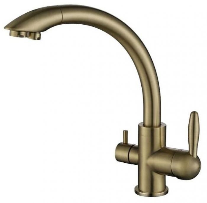 Смеситель для кухни Paulmark Essen Es213001-BR Бронза