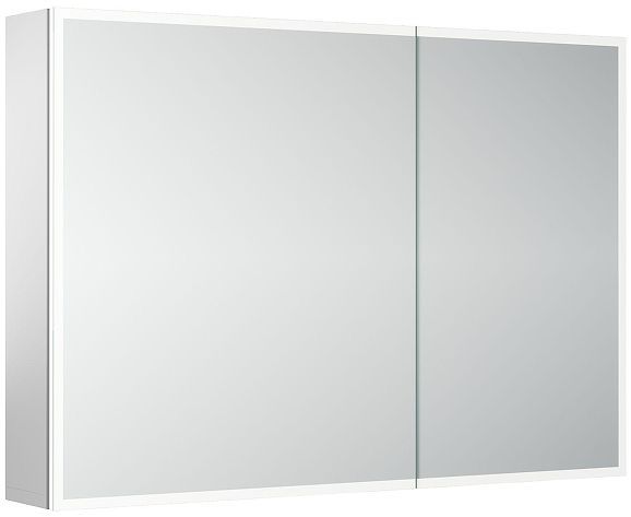 Зеркальный шкаф Sancos Evoke 100 SC80100 с подсветкой цвет Серый