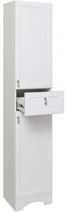 Шкаф пенал Runo Мерида 35 R 00-00000965 Белый