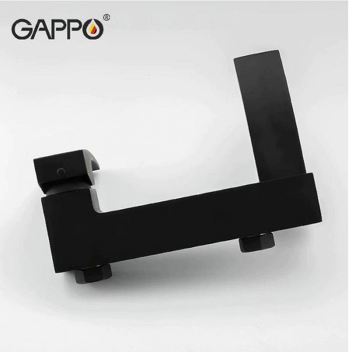 Смеситель для ванны Gappo G07-6 G3207-6 Черный матовый
