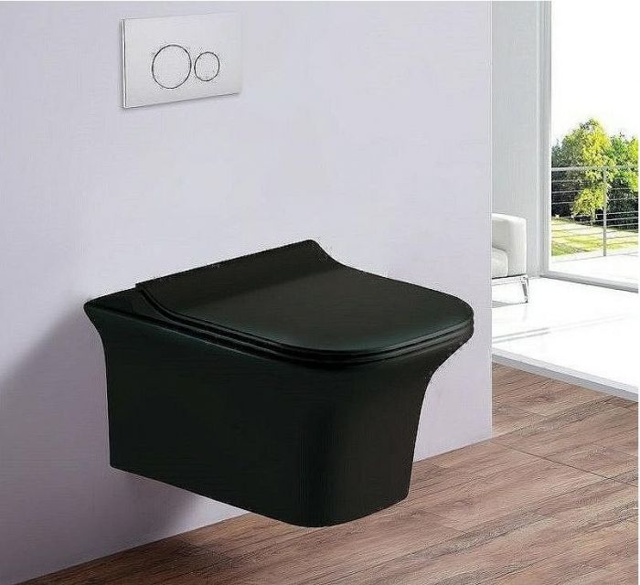 Унитаз Esbano Azul ESUPAZULBM подвесной Черный матовый с сиденьем Микролифт