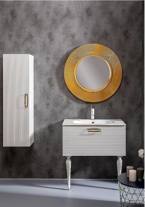 Шкаф пенал Boheme Armadi Art Vallessi Avantgarde Linea 35 845-WG подвесной Белый
