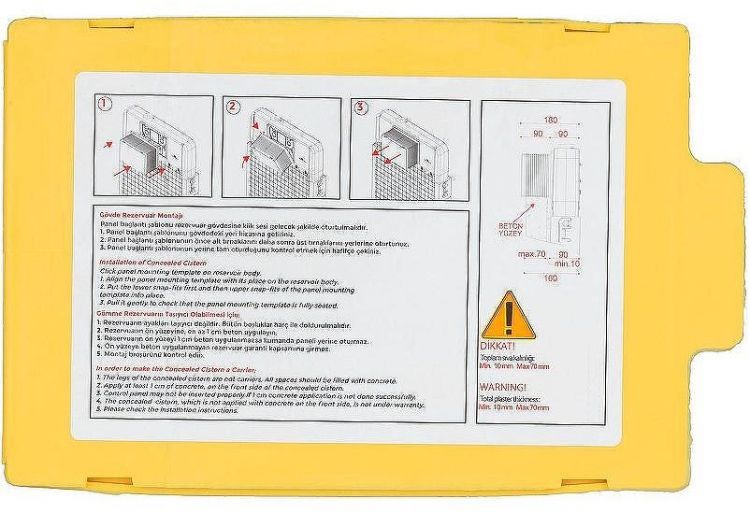 Инсталляция Allen Brau Project Color 9.1PR10.20 для унитаза без клавиши смыва