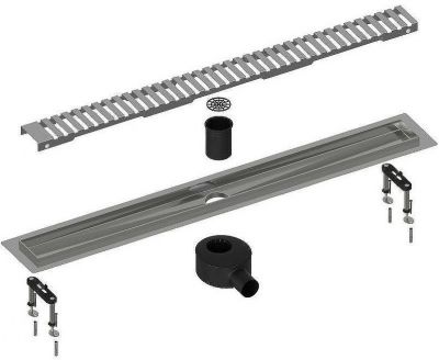 Душевой лоток Timo Drain System 60 DS230106/01 с решеткой Сатин