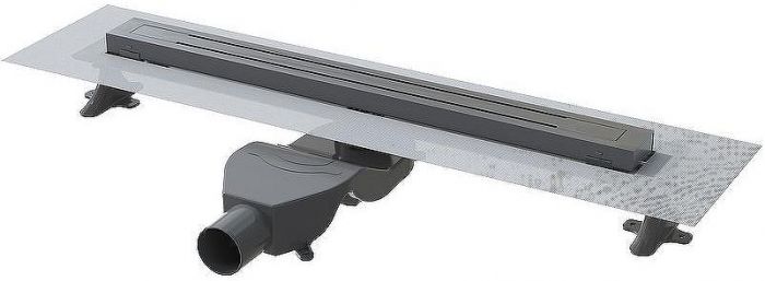 Душевой лоток Boheme Premium Trendy 60 983-60-GM с решеткой Оружейная сталь