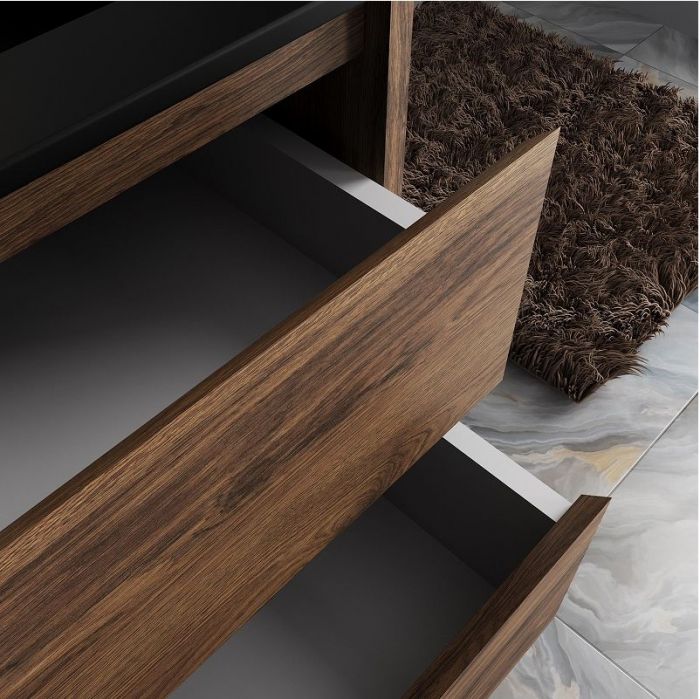 Тумба под раковину Vincea Gio 80 VMC-2G800CO подвесная цвет C.Oak