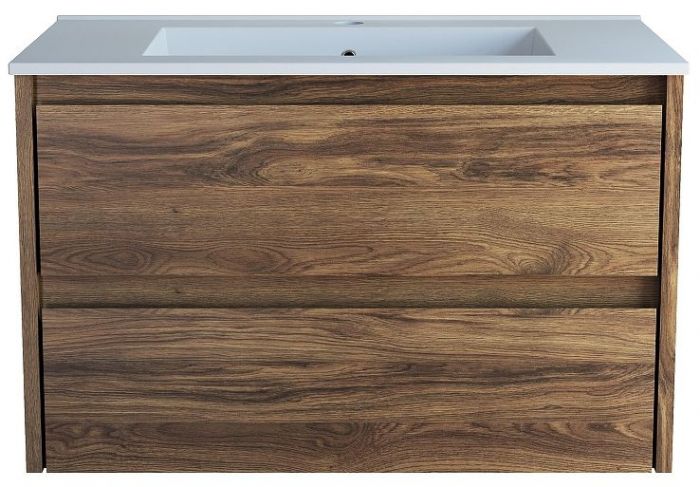 Тумба под раковину Vincea Gio 80 VMC-2G800CO подвесная цвет C.Oak
