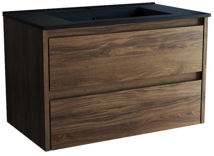 Тумба под раковину Vincea Gio 80 VMC-2G800CO подвесная цвет C.Oak