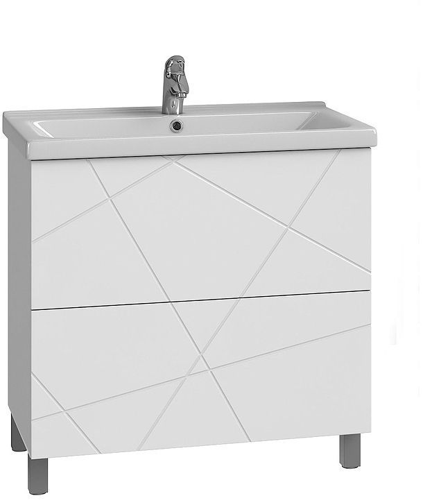 Тумба под раковину Vigo Geometry 80 025 цвет Белый