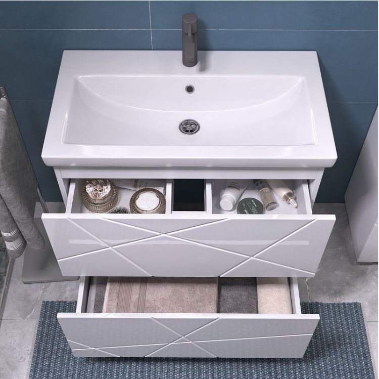 Тумба под раковину Vigo Geometry 80 025 цвет Белый