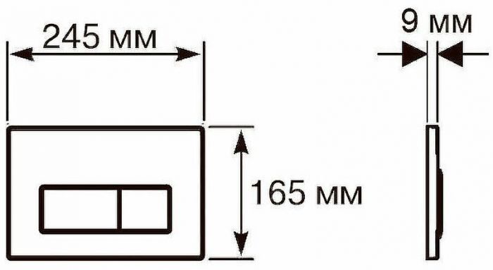 Комплект унитаза AQUAme AQM2004 с инсталляцией WellWant Standart 50 WWISI111BB с сиденьем Микролифт и Черной матовой клавишей смыва