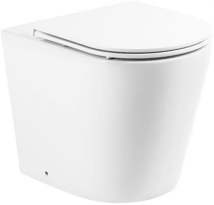 Унитаз BelBagno Flay-R BB1003CBR/BB870SC приставной с сиденьем Микролифт