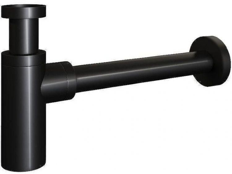 Сифон для раковины CeramaLux C-058B(BC-054GB) Черный глянцевый