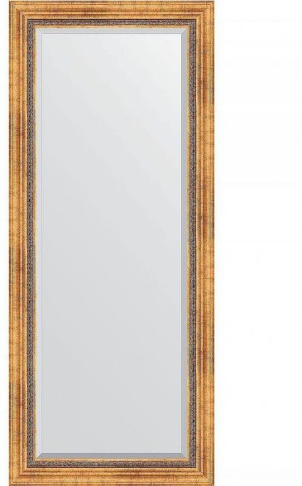 Зеркало Evoform Exclusive 156х66 BY 3568 с фацетом в багетной раме - Римское золото 88