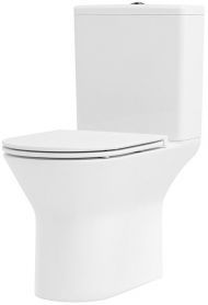 Унитаз компакт Lavinia Boho Elegant 3308002R цвет Белый глянцевый с бачком и сиденьем Микролифт