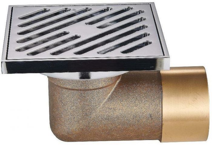 Душевой трап Raglo 100x100 R606.10 с решеткой Хром