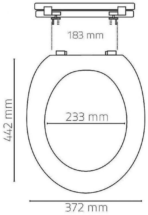 Сиденье для унитаза Ridder Miami О2101106 Красное с Микролифтом