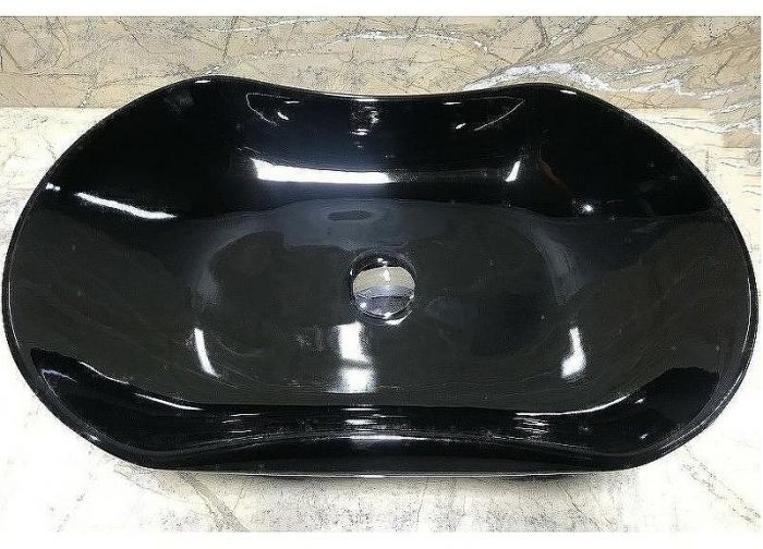 Раковина CeramaLux 67 9175AB Черная