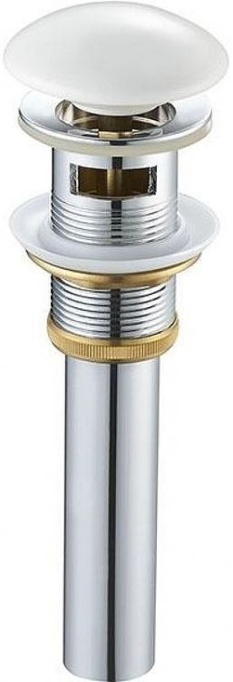 Донный клапан SantiLine SL-101 с переливом Белый