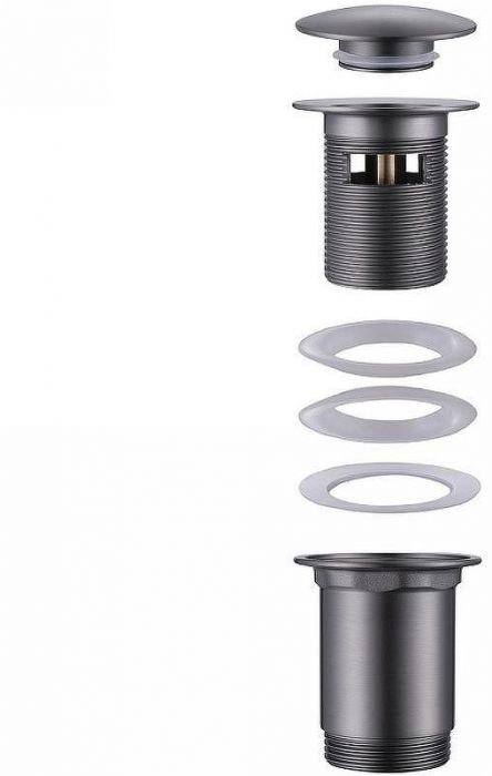 Донный клапан Abber AF0010NG click-clack Никель