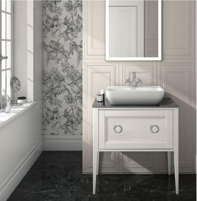 Раковина Kerama Marazzi Plaza 55 PLR.wb.55.1 Белая глянцевая