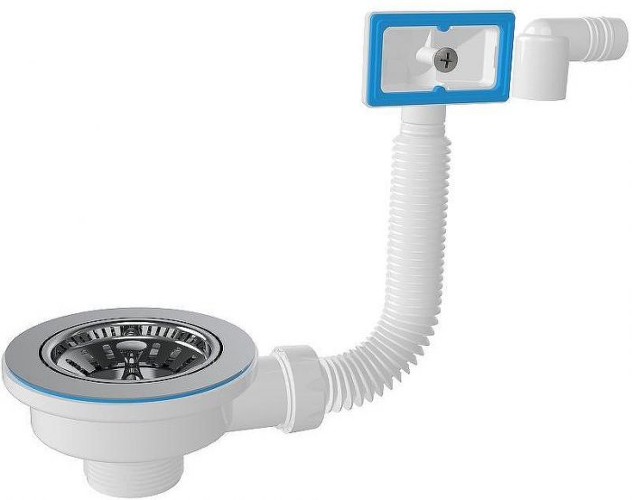 Выпуск для кухонной мойки Nova 1039 Хром