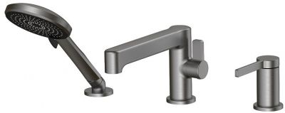 Смеситель на борт ванны ESKO Sochi Gun Metal SC355GM цвет Оружейная сталь