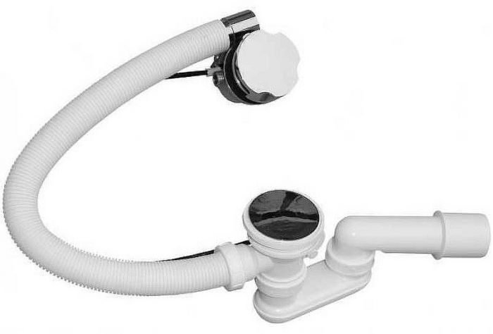 Слив-перелив Rav Slezak NP0002/570 Click-Clack Хром