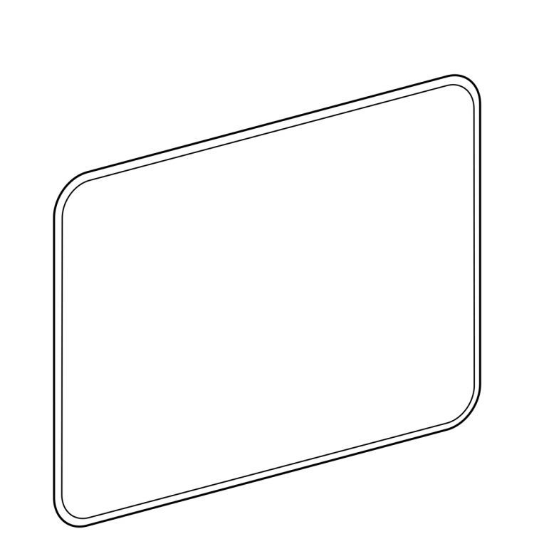 Зеркало Geberit myDay с подсветкой, 100x3, [824300000]