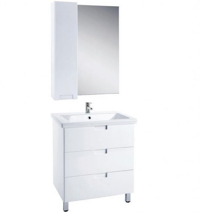 Зеркало со шкафом Bellezza Пегас 60 L 4610409002015 Белое