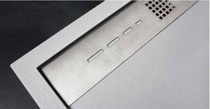 Душевой поддон из искусственного камня Good Door Stella 100x90 ЛП00146 Белый