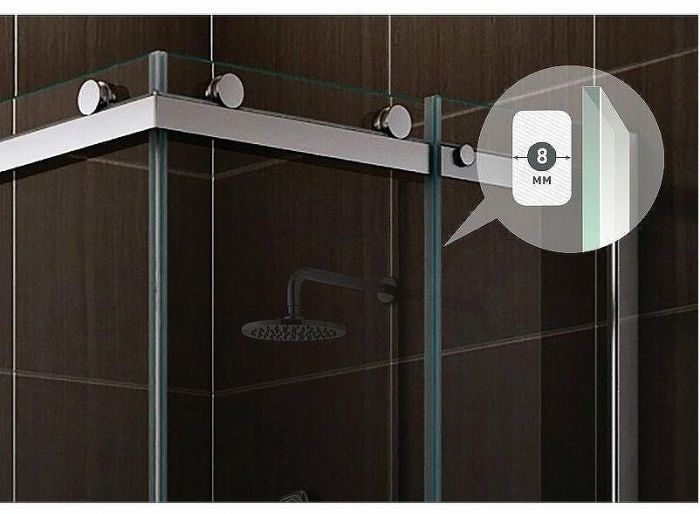 Душевой уголок Berges Gelios 90х90 061022 профиль Хром стекло прозрачное