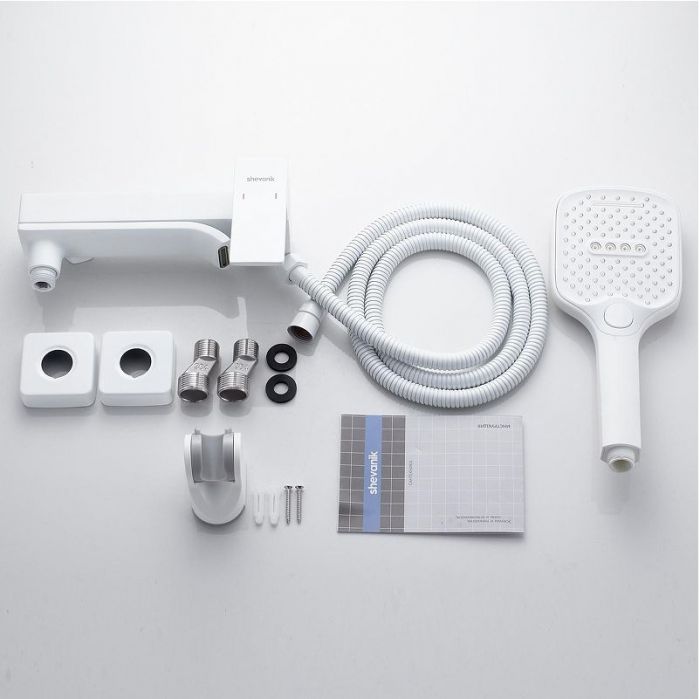 Смеситель для ванны Shevanik S4002C цвет Белый