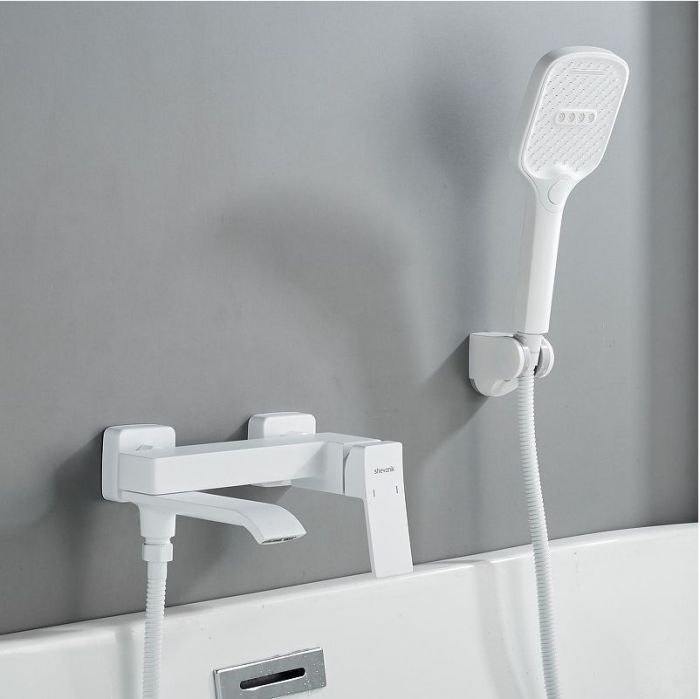 Смеситель для ванны Shevanik S4002C цвет Белый