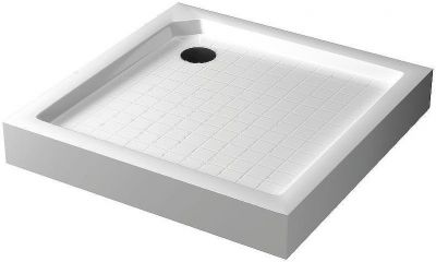 Душевой поддон из стеклопластика RGW SMC-W 80x80 57350188-01 Белый