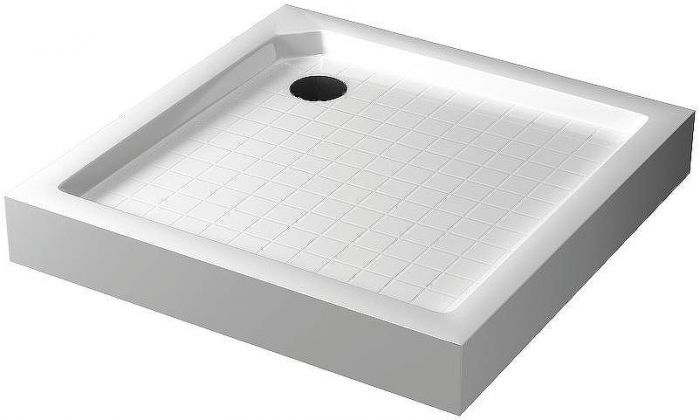 Душевой поддон из стеклопластика RGW SMC-W 80x80 57350188-01 Белый