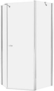 Душевой уголок New Trendy New Soleo Chrome 100х80 K-0608 профиль Хром стекло прозрачное