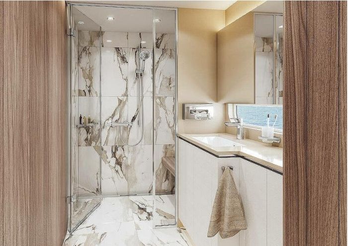 Смеситель для душа Hansgrohe Ecostat Comfort 13116000 с термостатом Хром